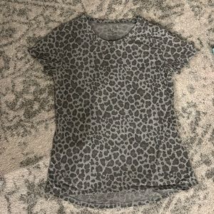 Gray Animal-print T-shirt